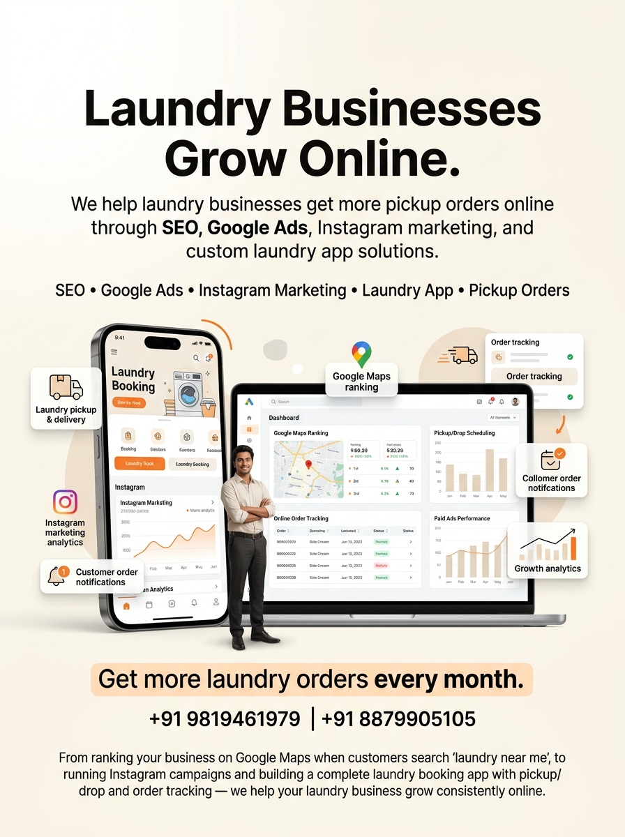 Digital Marketing for Laundry
