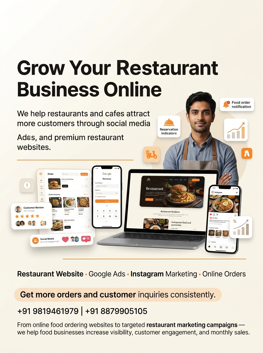 Digital Marketing for Restaurant & Food