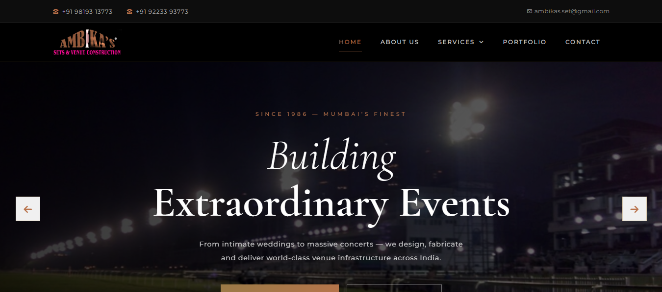 Ambika Sets & Venue Construction screenshot 5