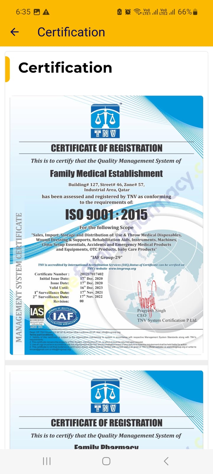Online Family Pharmacy IOS App screenshot 3