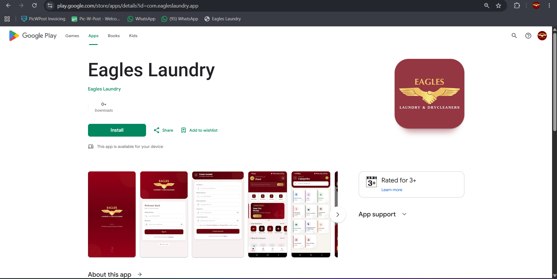 Eagles Laundry App screenshot 16