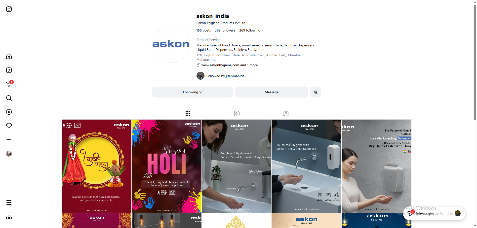 Askon Hygiene Social Media Marketing screenshot 16