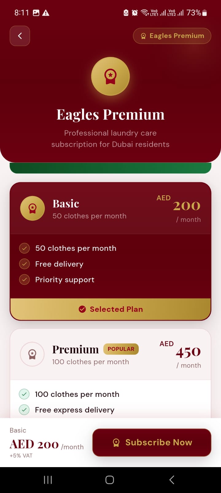 Eagles Laundry App screenshot 23