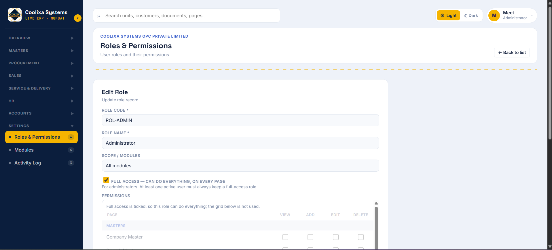 Coolixa CRM screenshot 1