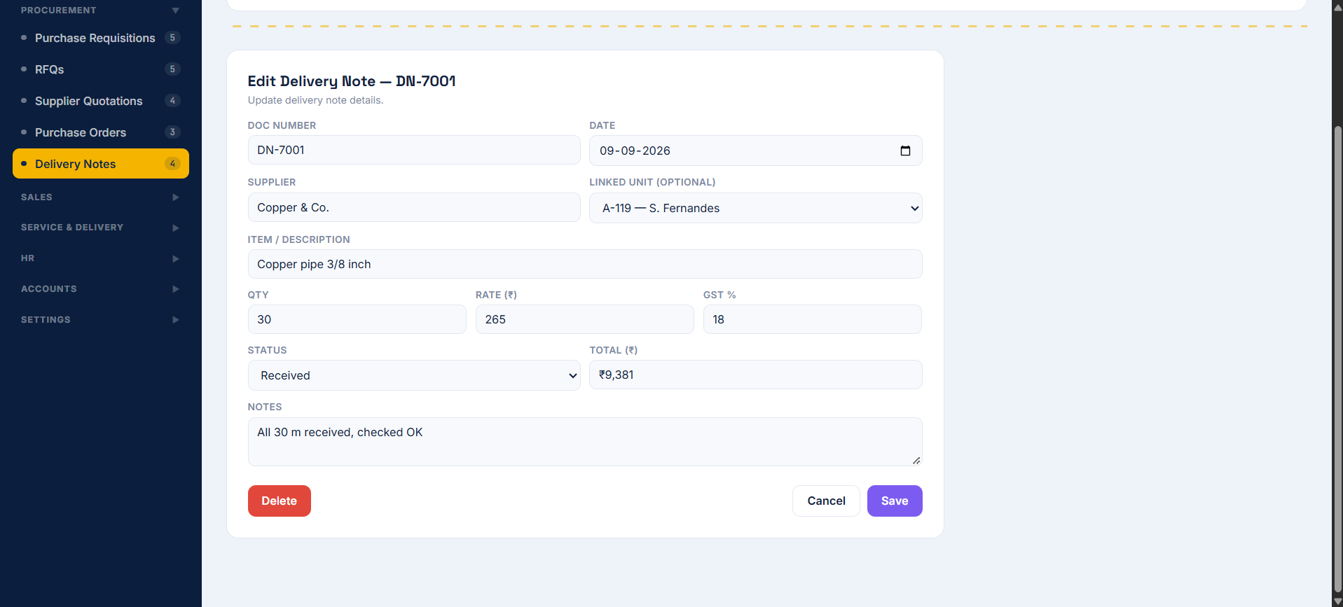Coolixa CRM screenshot 2