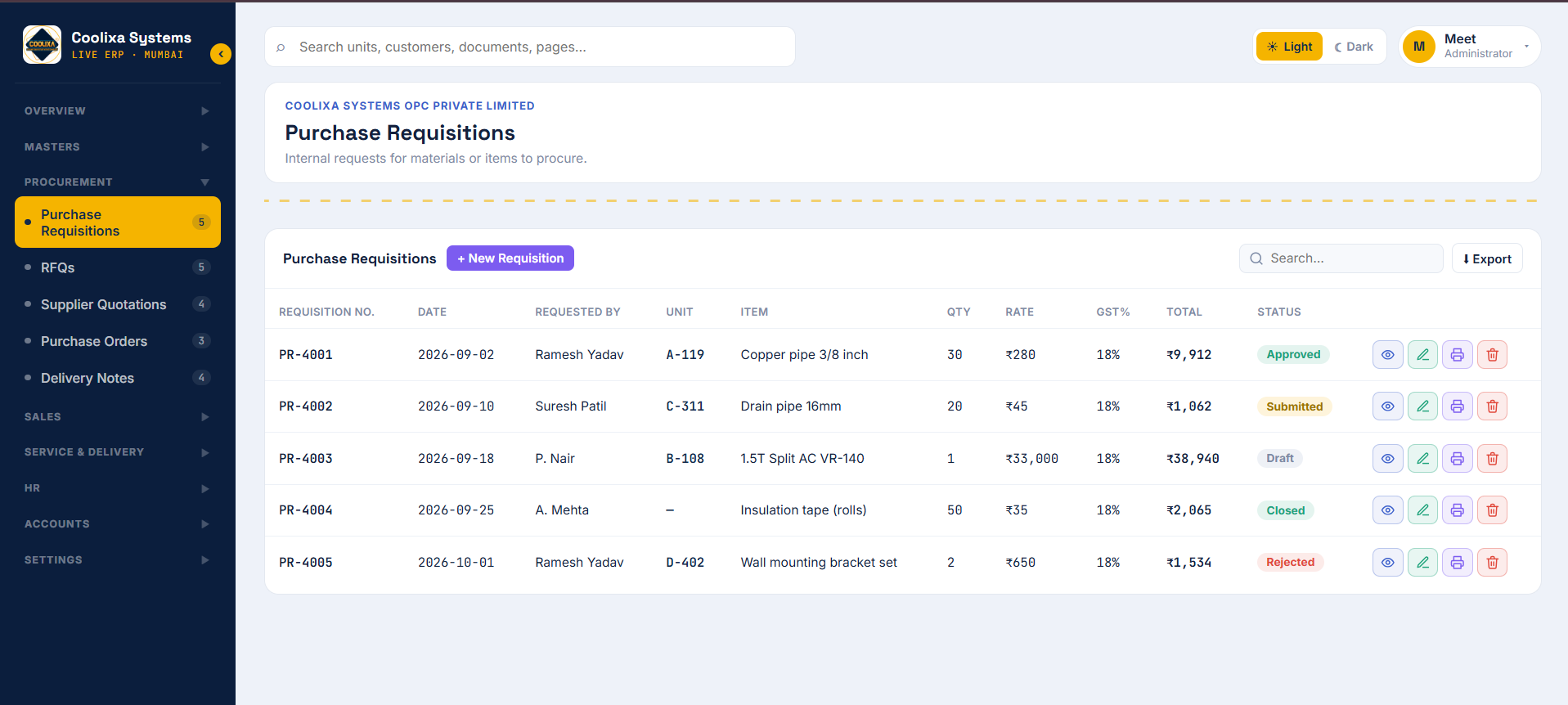 Coolixa CRM screenshot 4