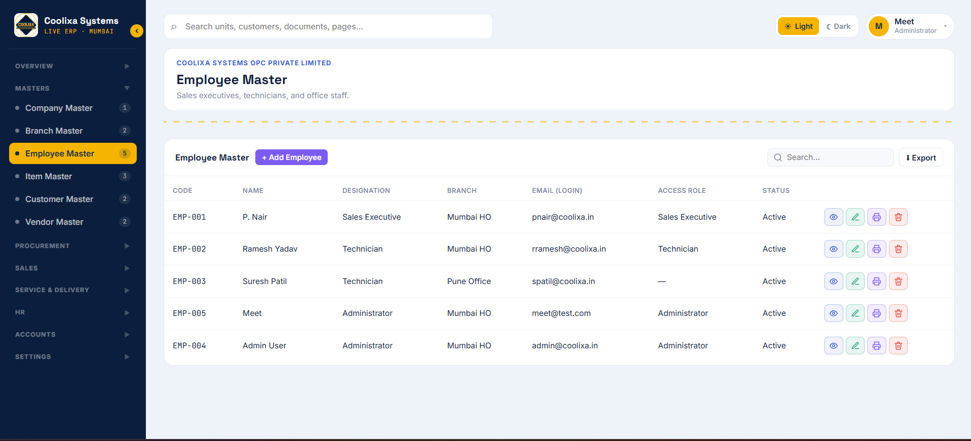 Coolixa CRM screenshot 5