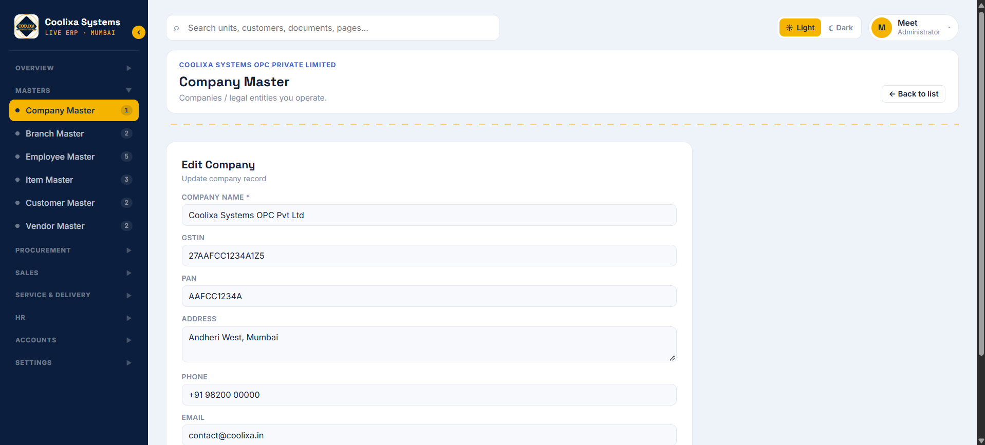 Coolixa CRM screenshot 6
