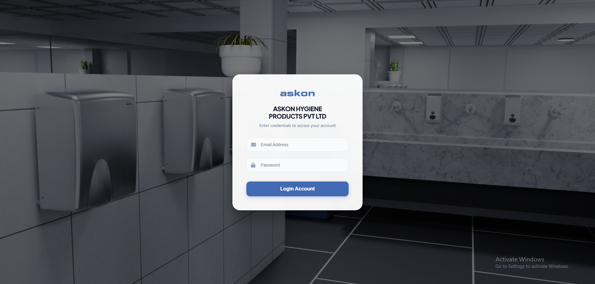 Askon Hygiene Custom Software Development screenshot 1
