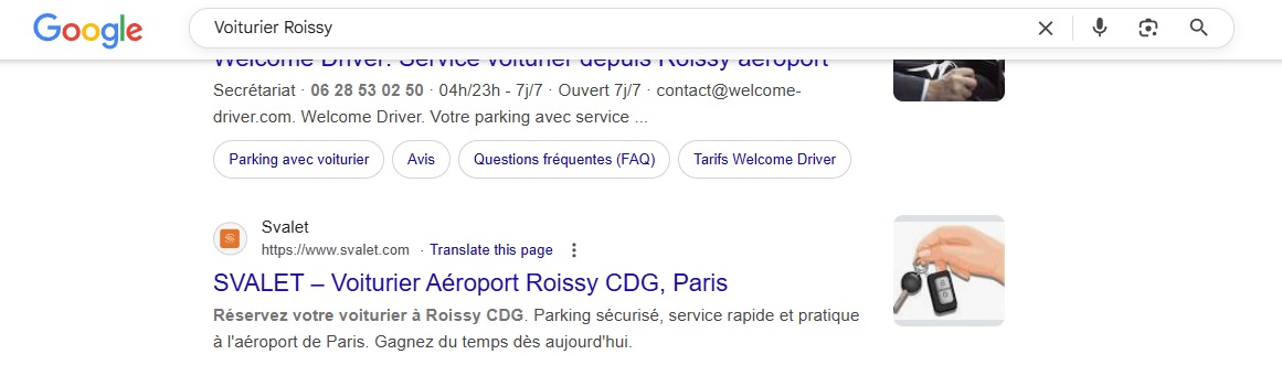 SVALET France SEO Optimization screenshot 2