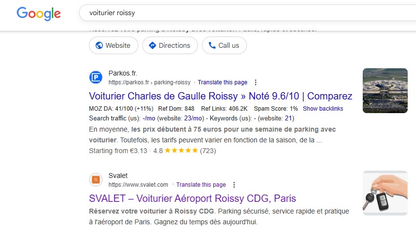 SVALET France SEO Optimization screenshot 3