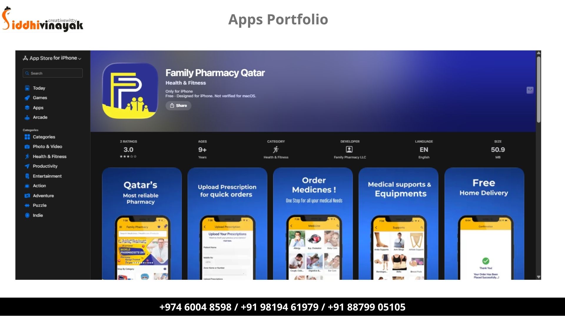Online Family Pharmacy IOS App