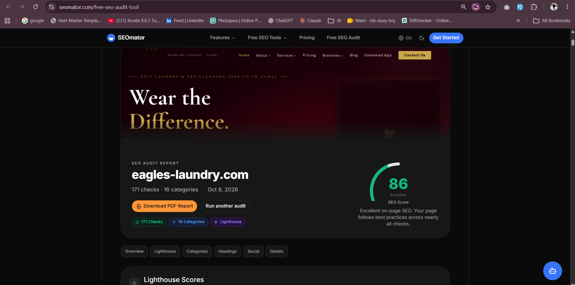 Eagles Laundry - SEO