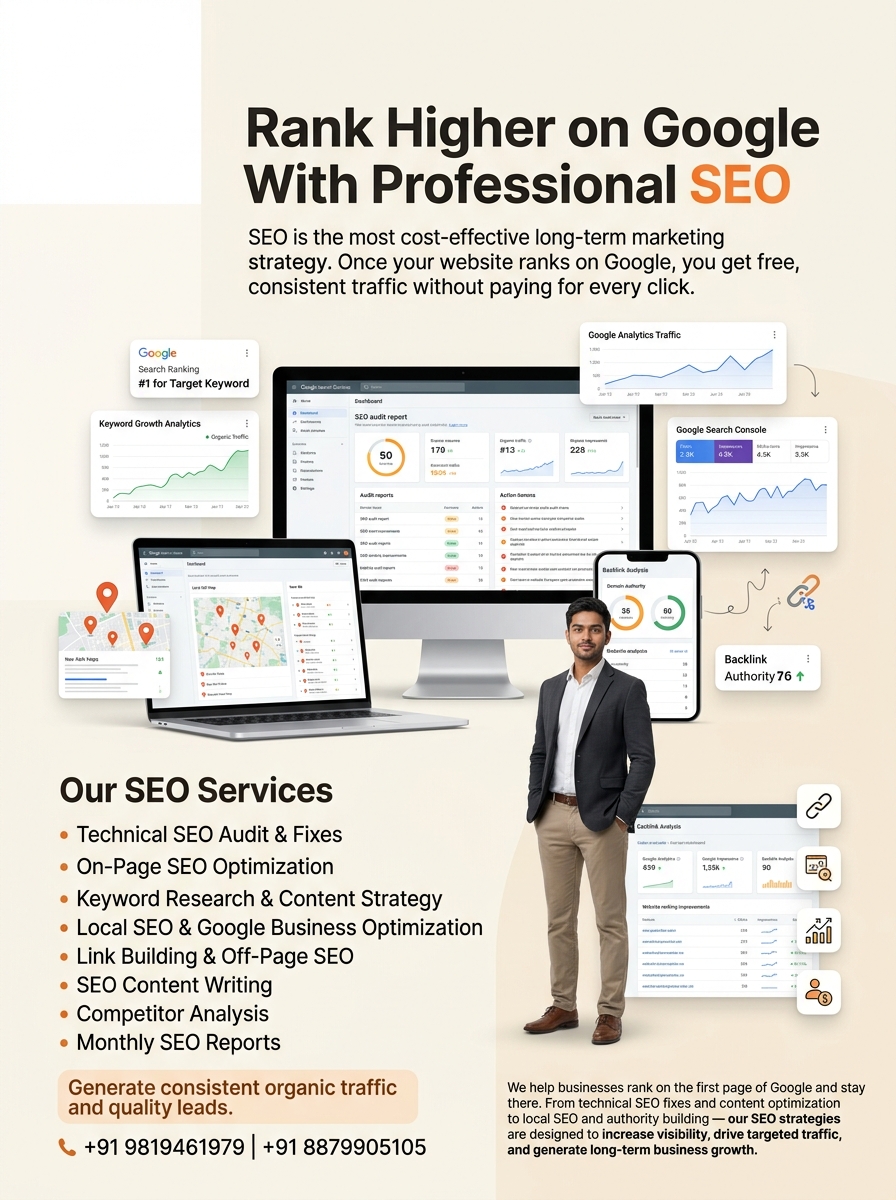 SEO & Organic Growth — Siddhi Vinayak Creativewitty Mumbai